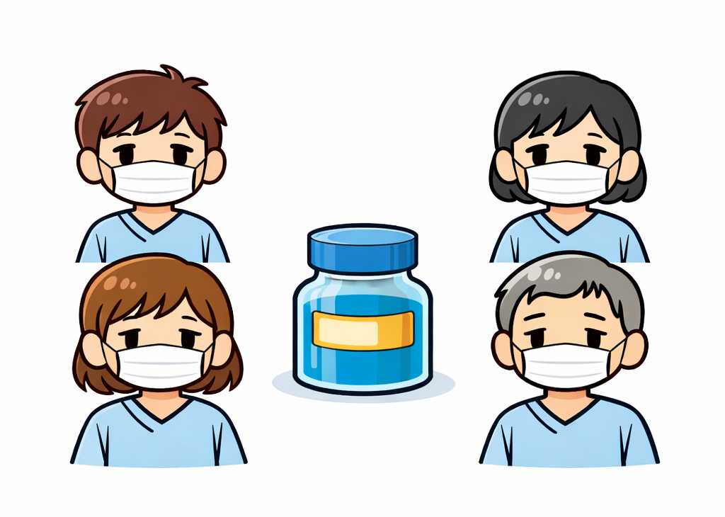 第Ⅲ相試験のイメージイラスト